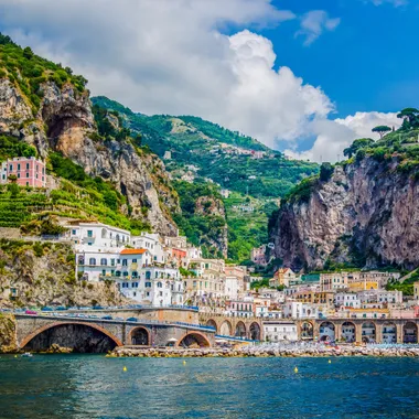 Amalfi Coast with a lot of Wine